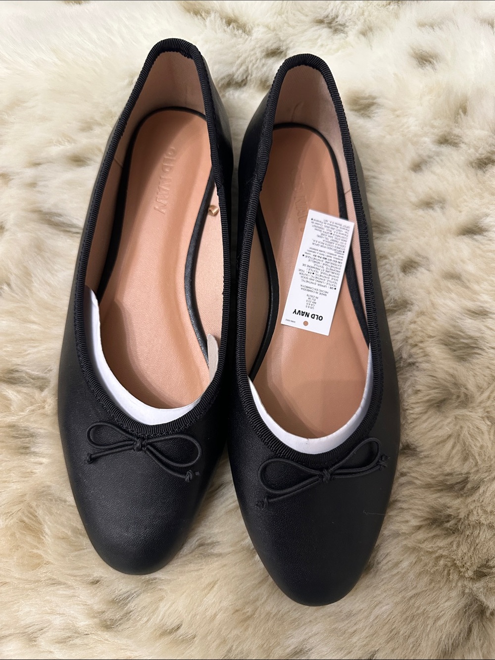Old Navy Black Women's Bow Ballet Flats